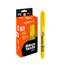 Marca Texto(salient) Slim Amarelo - Jocar